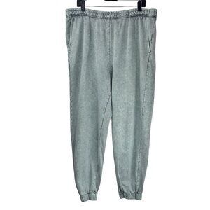 ASOS Men's Aqua Green Acid Wash Designer Sweatpants Jogger Excellent Condition L